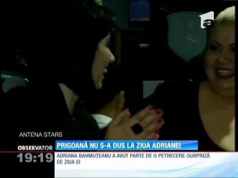 De ziua ei, Adriana Bahmuţeanu a avut parte de surprize
