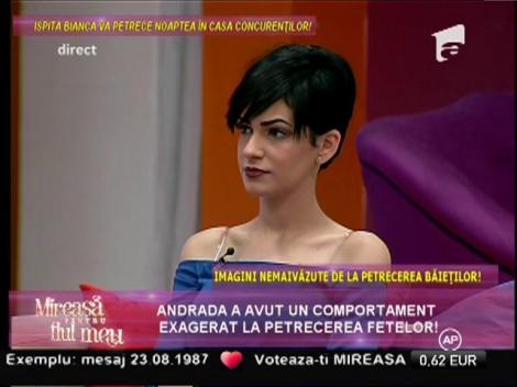Andrada, cum n-ai mai văzut-o vreodată! Imagini EXPLOZIVE de la petrecerea fetelor