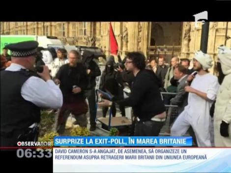 Surprize la exit-poll, în Marea Britanie
