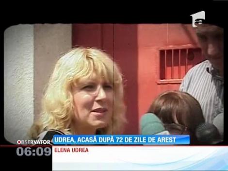 Elena Udrea, acasă după 72 de zile de arest