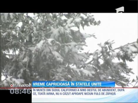 Vreme capricioasă în Statele Unite