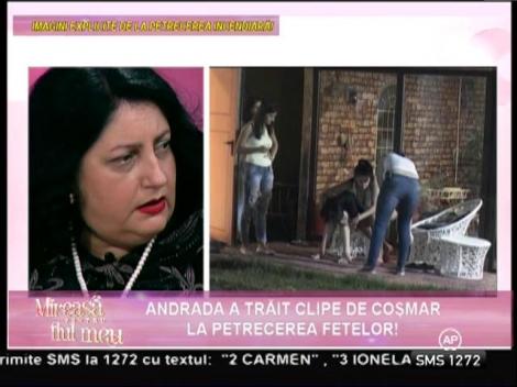 Băutura i-a luat mințile Andradei. Concurenta a avut nevoie de îngrijiri medicale!