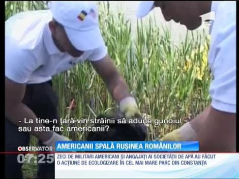 Cel mai mare parc din Constanța, ecologizat de militarii americani