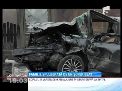 Familie spulberată de un șofer beat