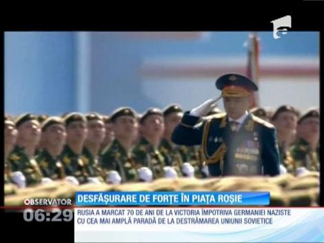 Armata rusa, desfăsurare de forțe grandiaoasă