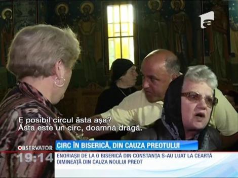Circ ca la ușa cortului în biserică, din cauza preutului