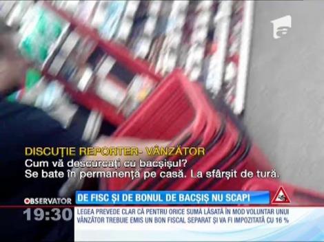 Bacşişul bagă din nou haos în rândul comercianţilor