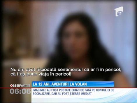 Aventuri la volan, la numai 12 ani