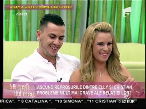 Elly şi Cristian, discuţii aprinse. De ce s-au certat cei doi concurenţi