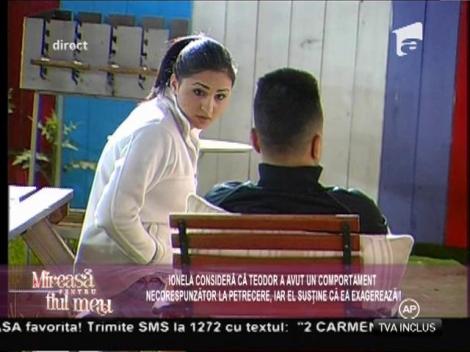 Gesturile necurate provoacă neînțelegeri între Ionela și Teodor!