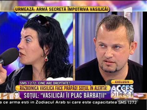 Vasilica şi fostul soţ stau pentru prima dată faţă în faţă!