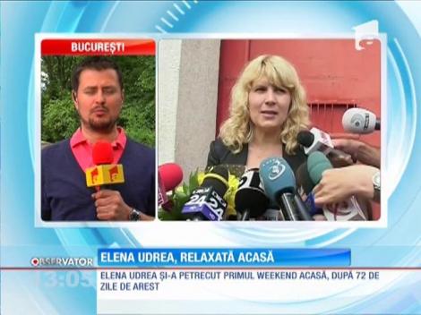 Elena Udrea, primul weekend acasă, după 72 de zile de arest