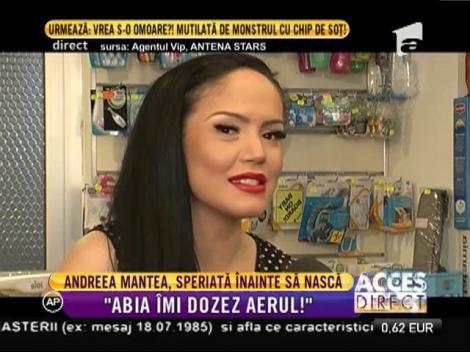 Andreea Mantea trăieşte intens ultimele zile de sarcină