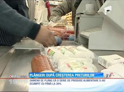 Produsele alimentare s-au scumpit cu până la 30%