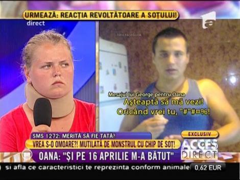 Mesajul lui George pentru Oana