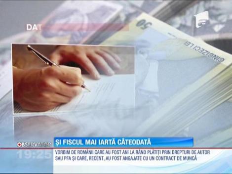 Milioane de români vor fi iertaţi de Fisc