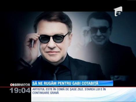 Gabriel Cotabiţă se află de şase zile în comă. Doar aparatele îl mai ţin în viaţă