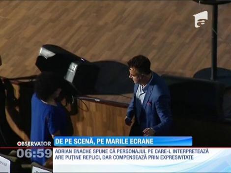 Adrian Enache şi-a făcut debutul în cinematografie