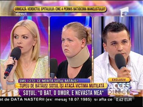 Confruntarea dintre mămica agresată şi soţul fără suflet te va şoca!