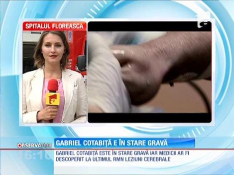 Gabriel Cotabiţă este în continuare conectat la aparate