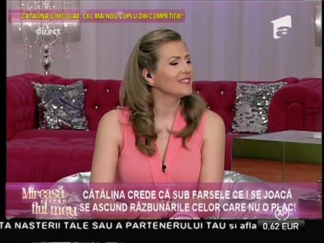 Cătălina: "Lăurica se răzbună pe mine prin glume proaste!"