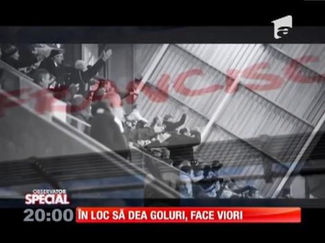 SPECIAL! În loc să dea goluri, face viori