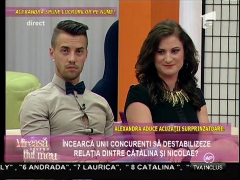 Lăurica, replici dure: Nicolae şi Cătălina formează un cuplu de complezenţă!