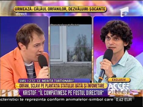 Kristof Lajos: "Îl compătimesc pe fostul director"