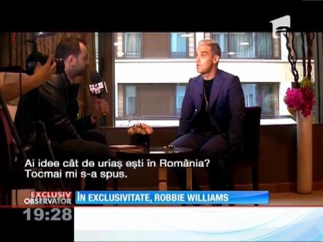 Interviu EXCLUSIV cu Robbie Williams