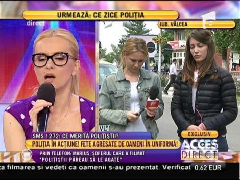 Marius, şoferul care a filmat: "Poliţiştii nu s-au legitimat"