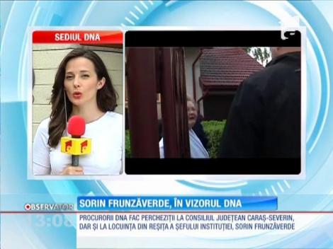 Președintele CJ Caraş-Severin, Sorin Frunzăverde, în vizorul DNA