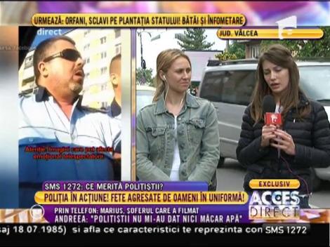 Cătălina: "Incidentul a durat 30 de minute"