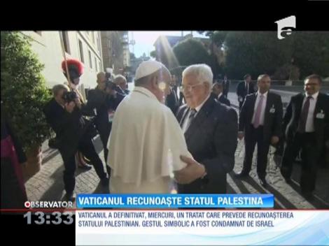 Vaticanul recunoaşte statul Palestina