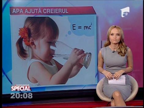 SPECIAL! Cu cât bem mai multă apă, cu atât suntem mai inteligenţi