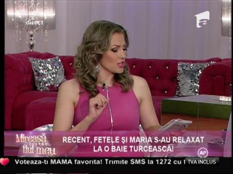 Fetele și Maria s-au relaxat la o baie turcească!