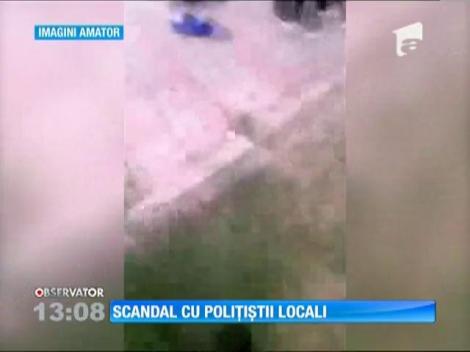 Scandal cu poliţişti locali