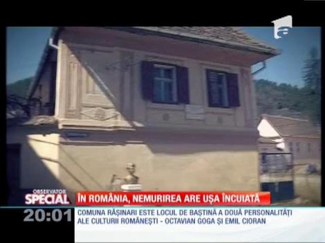 Special! Casele memoriale ale lui Octavia Goga şi Emil Cioran, mai mereu cu ușile încuiate