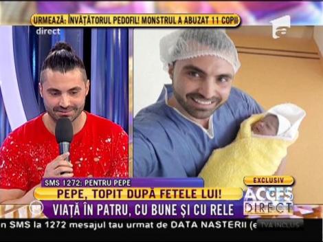 Pepe, un tătic fericit