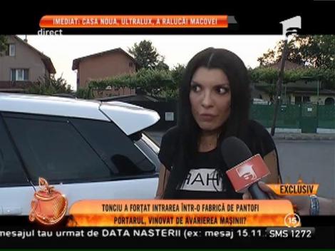 Andreea Tonciu și-a lovit mașina de 30.000 de euro!