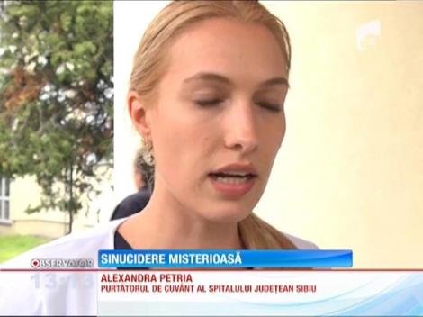 Sinucidere misterioasă în Sibiu