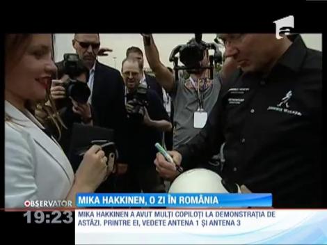 Mika Hakkinen s-a întors în România cu o misiune