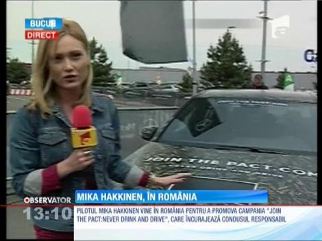 Mika Hakkinen a revenit la Bucureşti