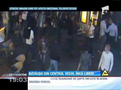 Cuţitarul din Centrul Vechi şi gaşca de huligani sunt în continuare liberi