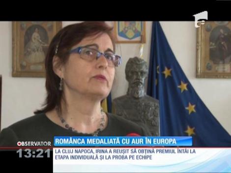 Româncă medaliată cu aur în Europa