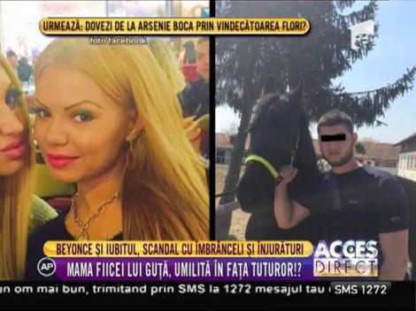 Beyonce de România și iubitul, scandal cu îmbrânceli și înjurături