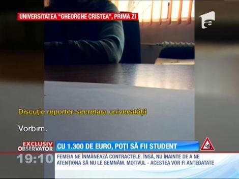 Cu 1.300 de euro, poți să fii student şi absolvent fără o zi de şcoală!
