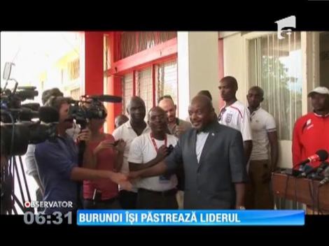 Burundi îşi păstrează liderul