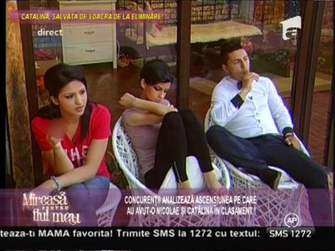 Cătălina, bănuită că a format cuplu cu Nicolae doar pentru a rămâne în concurs!