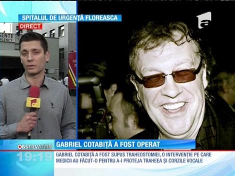 Gabriel Cotabiţă a fost operat