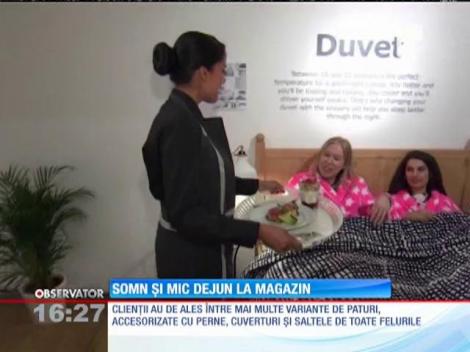 Somn și mic dejun la magazin